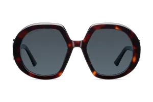 Lago di Garda / Tortoise Red   Black Lens.