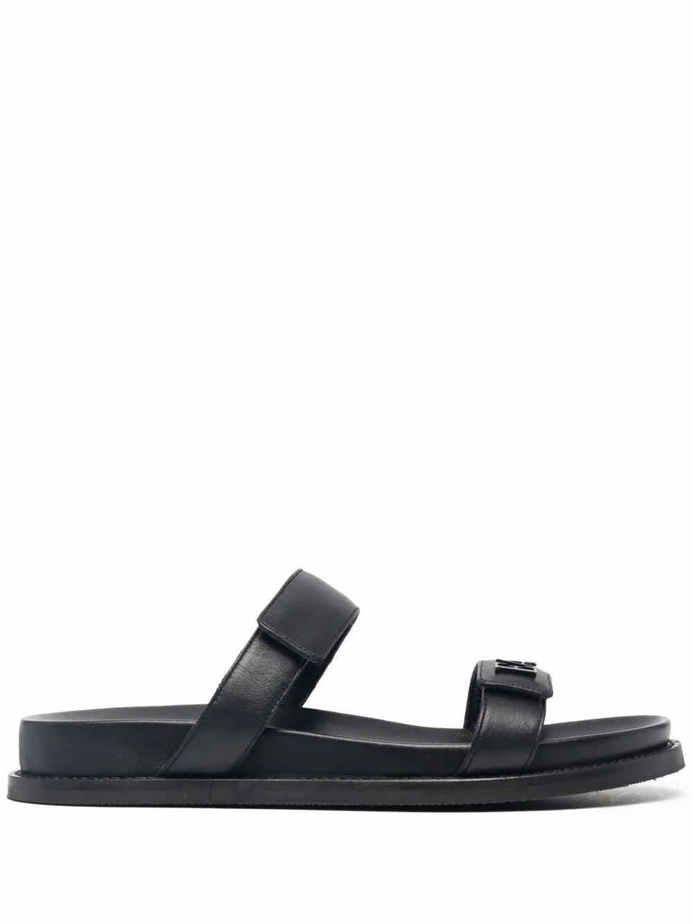 Leather flat sandals