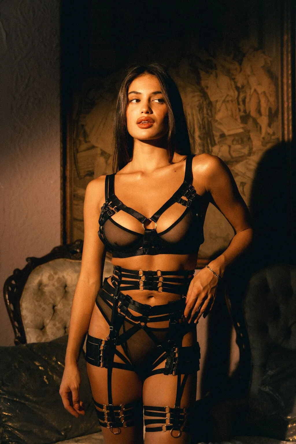 Lena Black 3 Piece Set