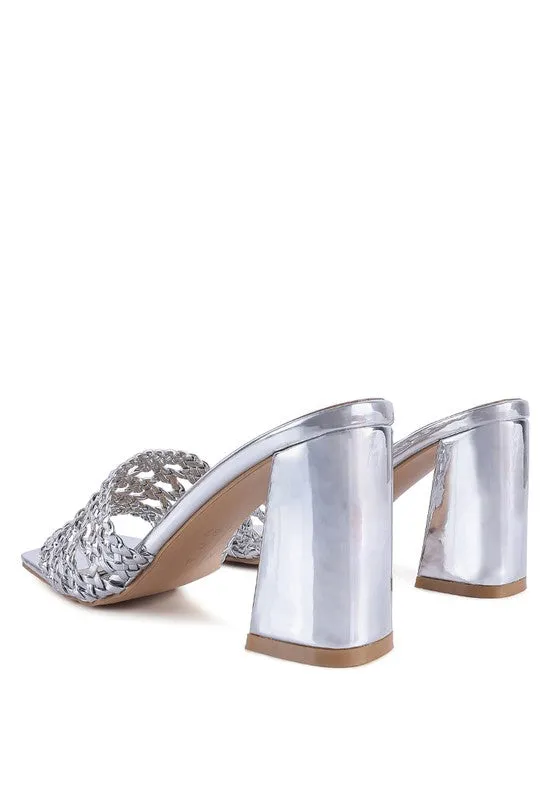 London Rag Adorbs Braided Straps Slider Sandals