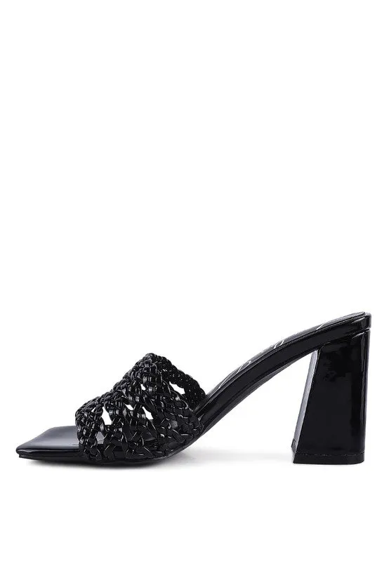 London Rag Adorbs Braided Straps Slider Sandals