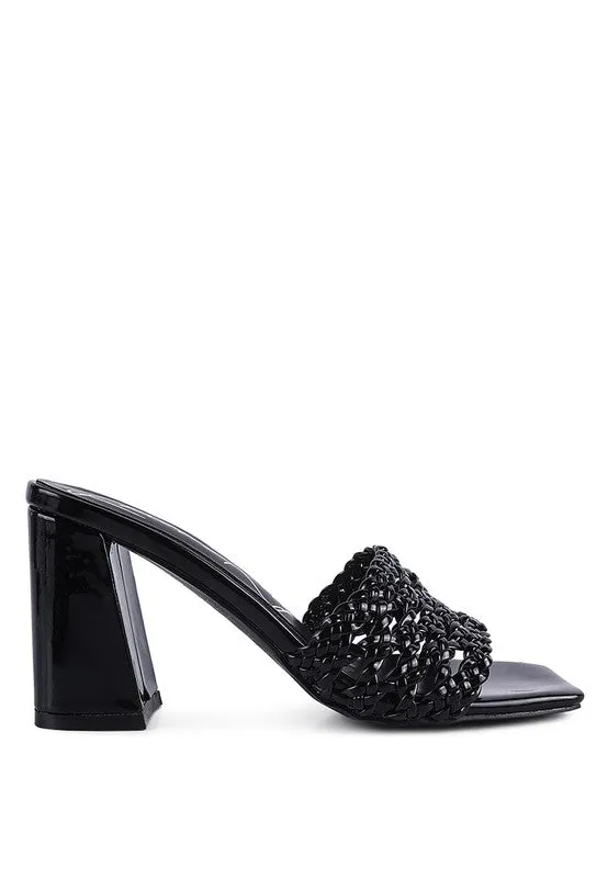 London Rag Adorbs Braided Straps Slider Sandals