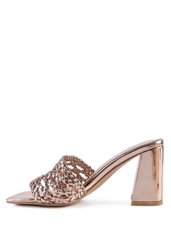 London Rag Adorbs Braided Straps Slider Sandals