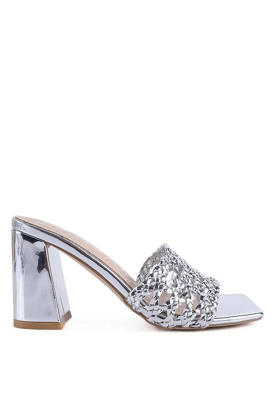 London Rag Adorbs Braided Straps Slider Sandals