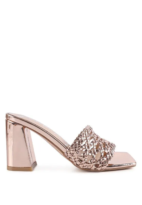 London Rag Adorbs Braided Straps Slider Sandals