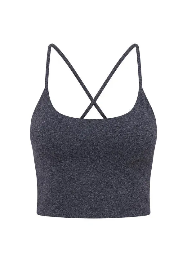 Lorna Jane Campus Classic Bra Tank Combo - Midnight Marl