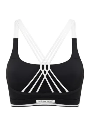 Lorna Jane Glow Recycled Sports Bra - Black