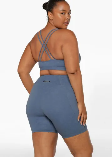 Lorna Jane In And Out Sports Bra - Washed Misty Blue
