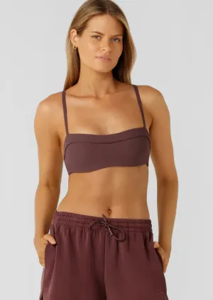 Lorna Jane Irresistible Luxe Rib Sports Bra - Amethyst Shadow