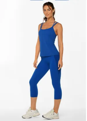 Lorna Jane Strapped In Active Tank - Cobalt Blue