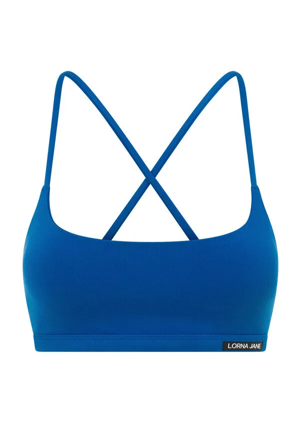Lorna Jane Strappy All Day Sports Bra - Cobalt Blue