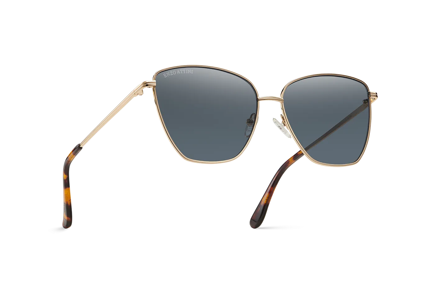 Louvre Museum / Tortoise & Gold Color   Dark Black Lens.