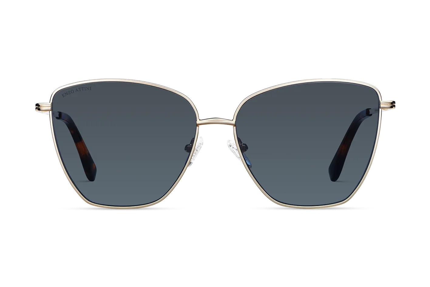 Louvre Museum / Tortoise & Gold Color   Dark Black Lens.