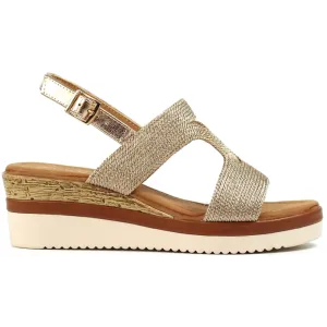 Lunar Allegra Rose Gold Sandals