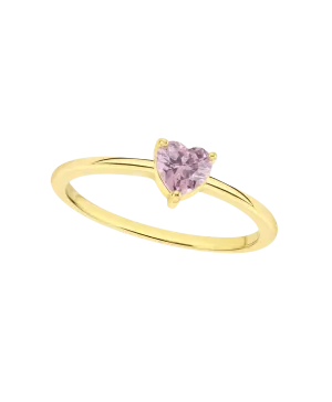 Luv Ring Rose 18ct Gold Plated
