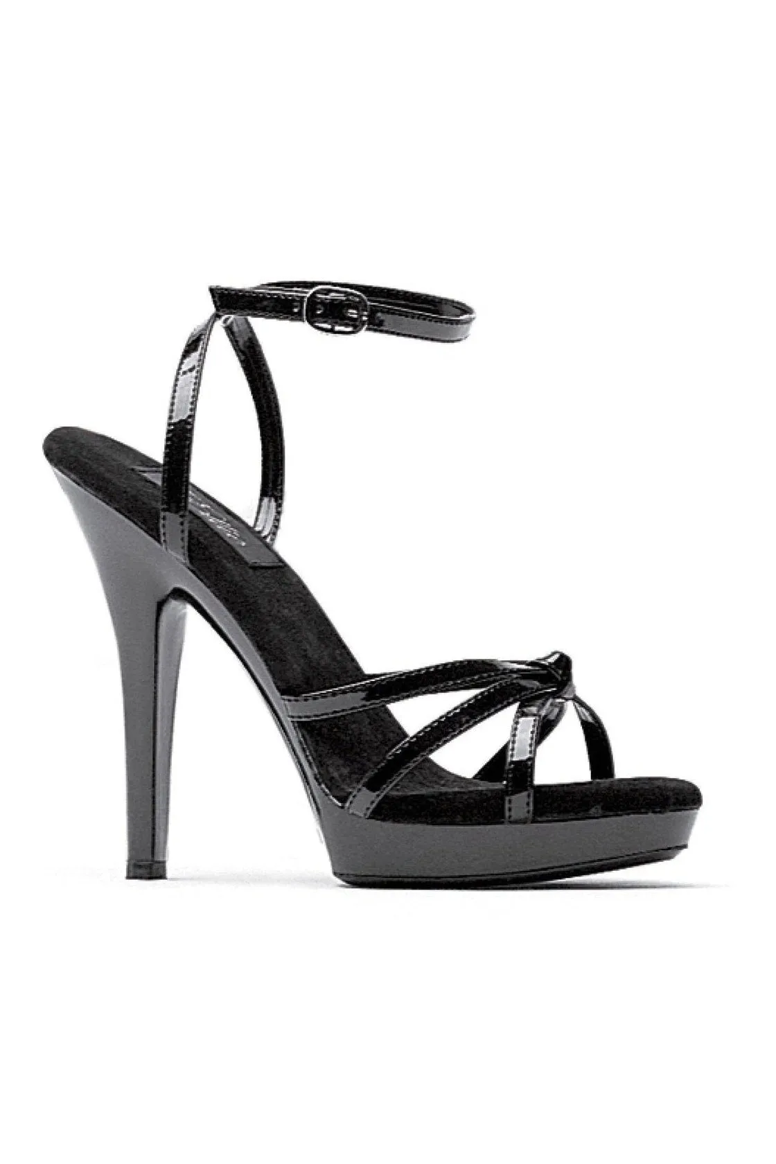 M-GIGI Stripper Sandal | Black Patent