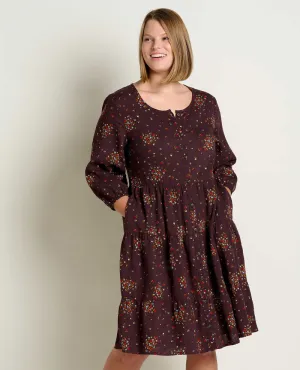 Manzana Tiered Long Sleeve Dress