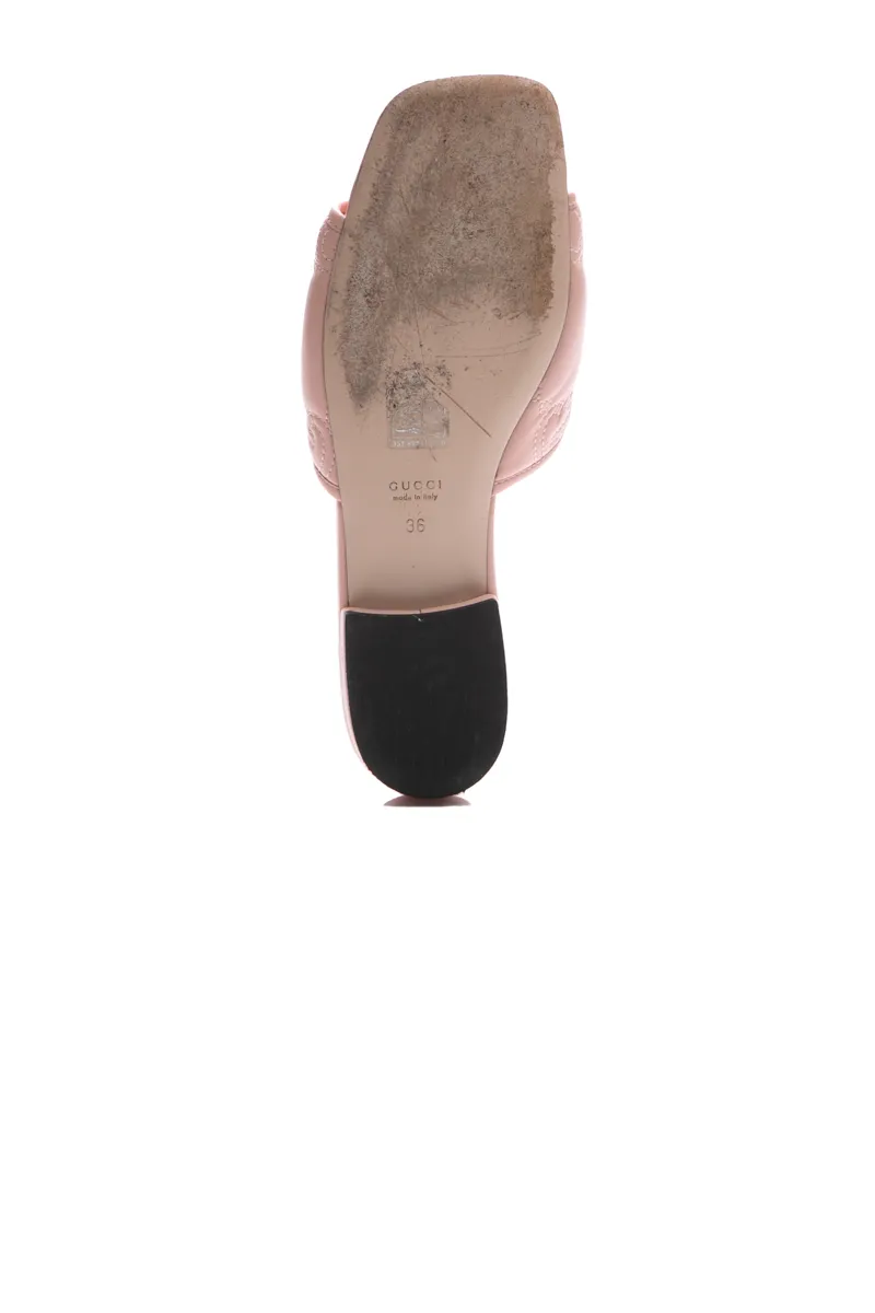 Marmont Interlocking G Matelasse Sandals - Size 36