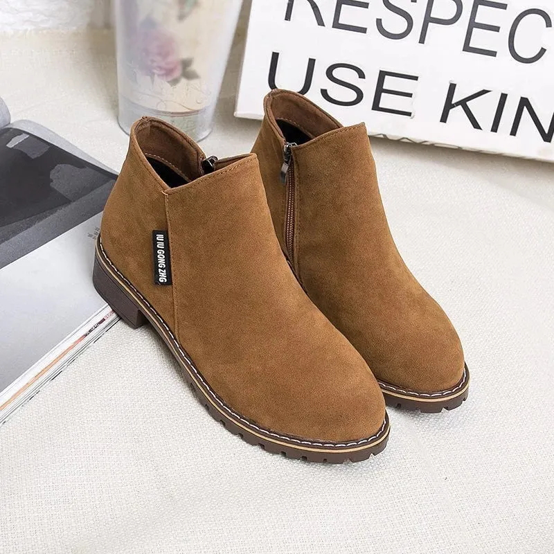 Mary | Thick Sole Ankle Boots