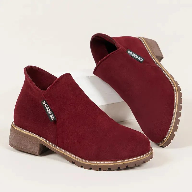 Mary | Thick Sole Ankle Boots
