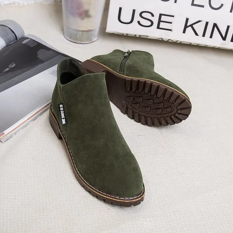 Mary | Thick Sole Ankle Boots