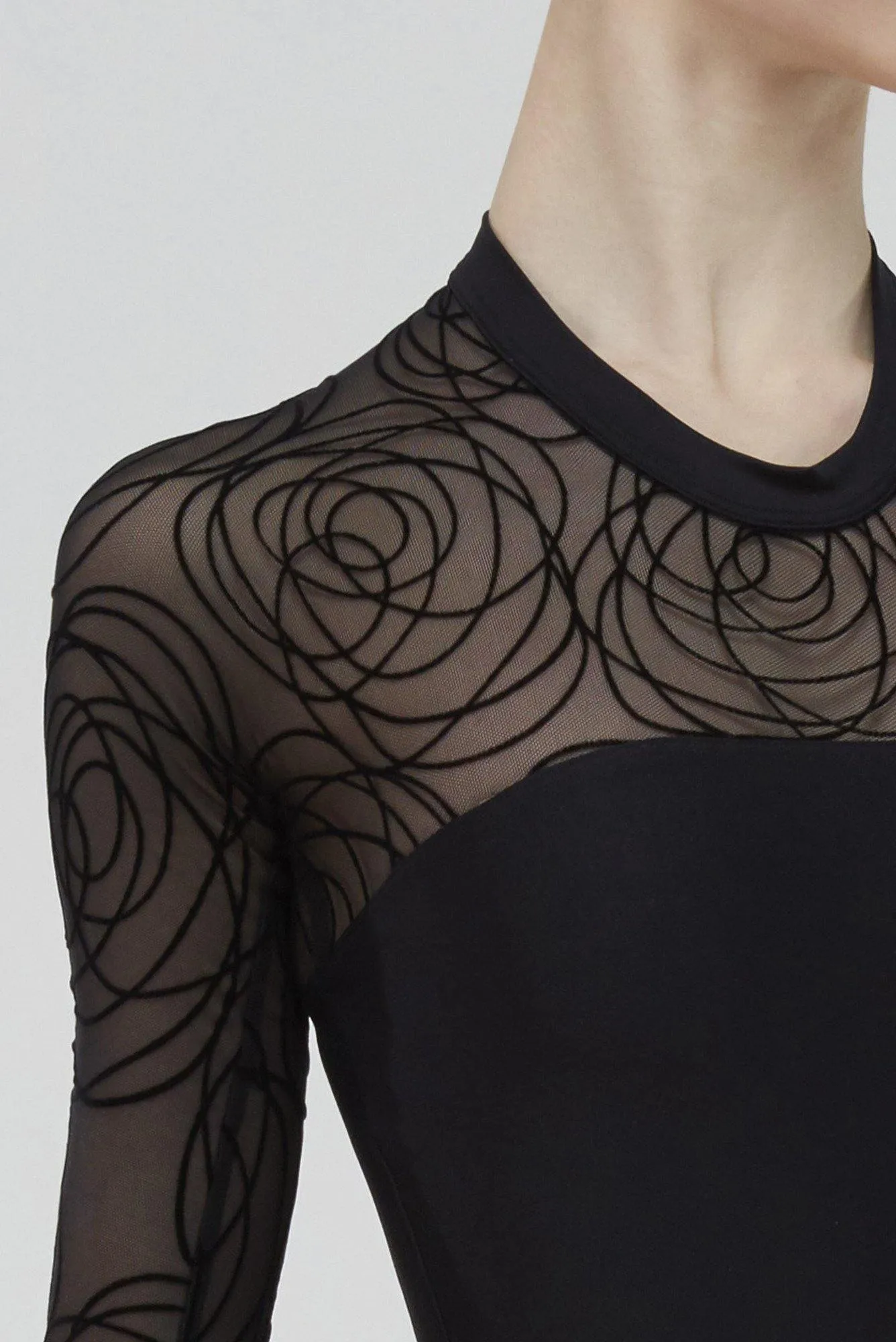 Meringue Long Sleeve Leotard | Adult