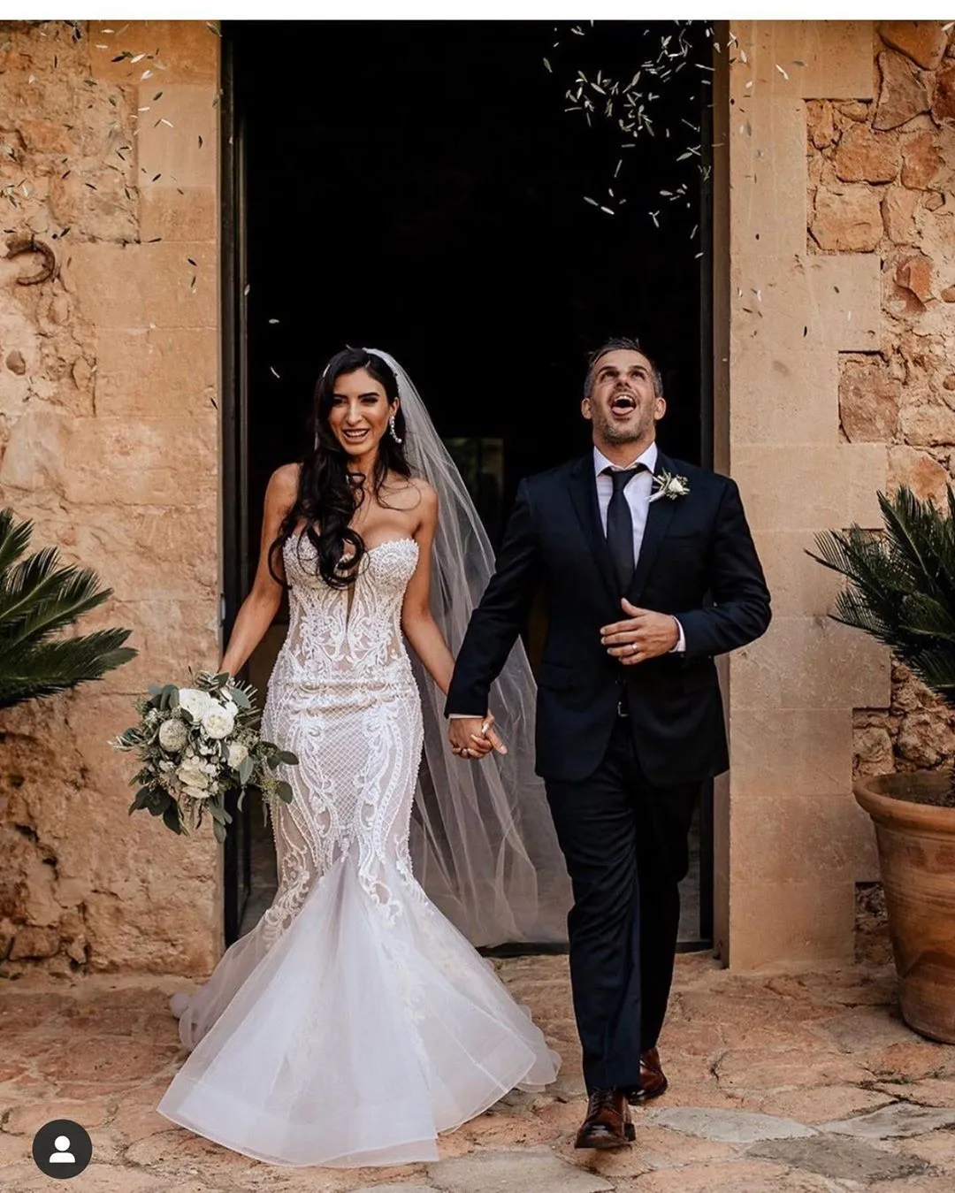 Mermaid Sweetheart Lace Appliques Bohemian Wedding Dress Wedding Gown Bridal Gown OHD206