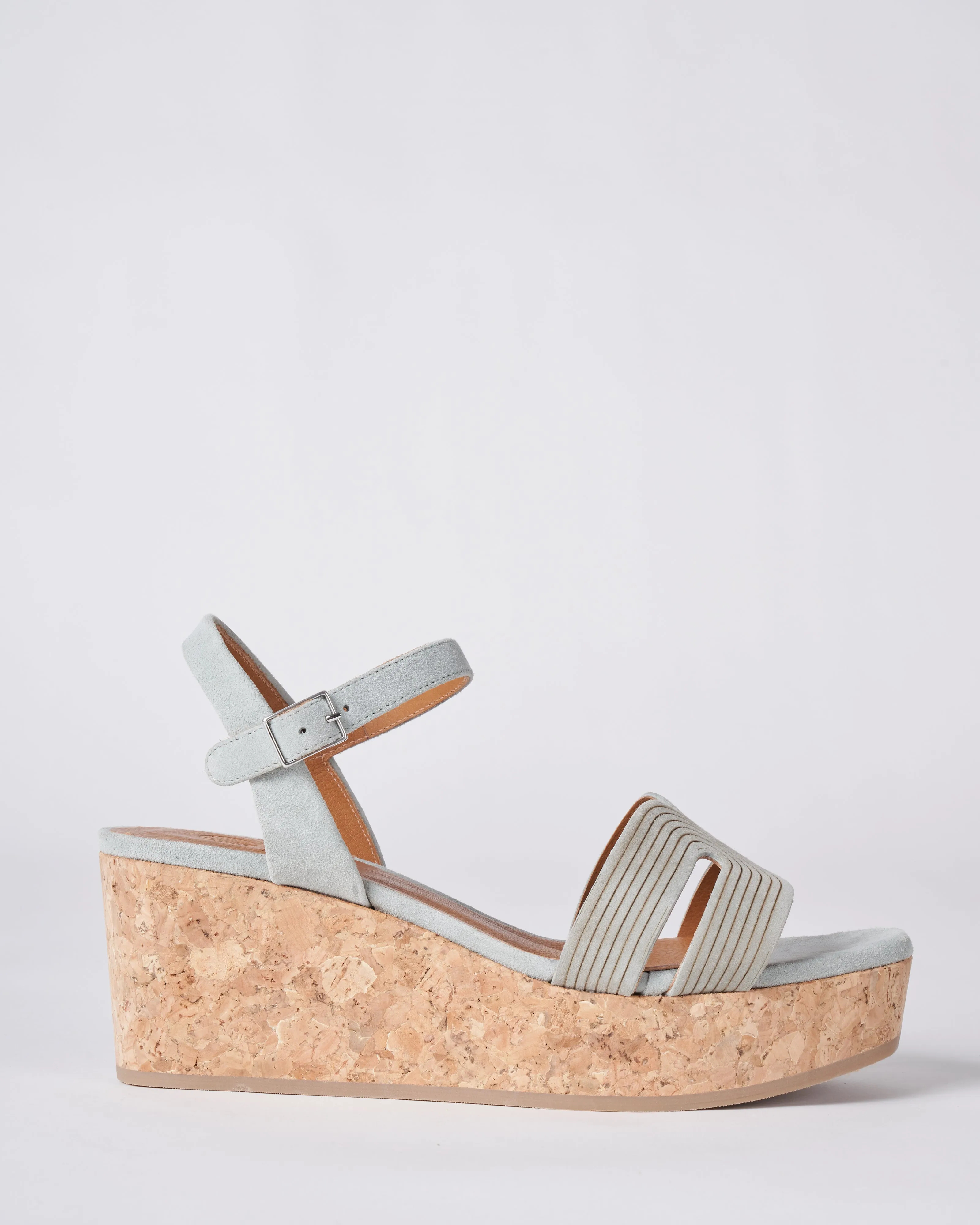 midwood - suede celadon - cork naturel