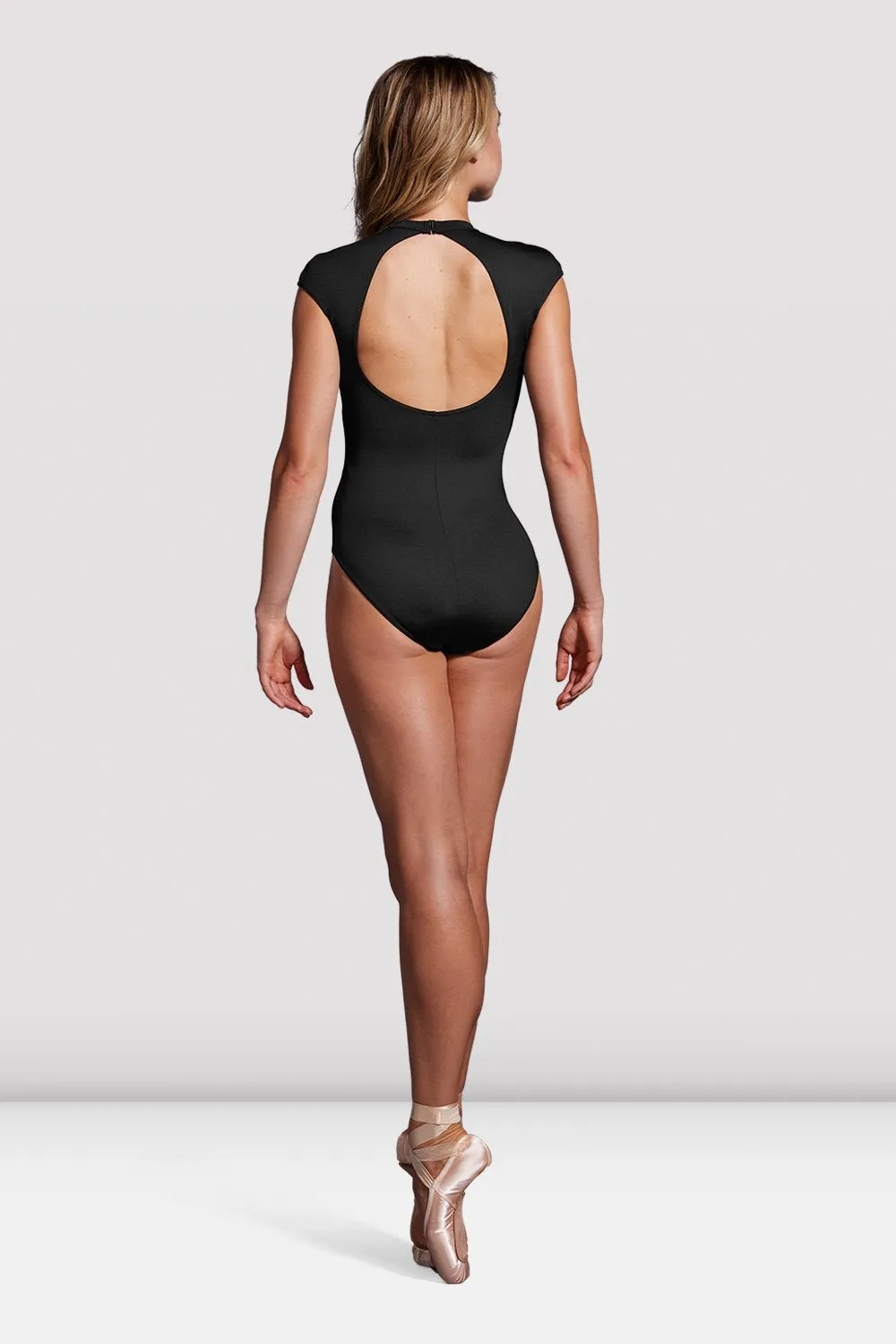 Mirella MB7226 Black Label Cap Sleeve Leotard