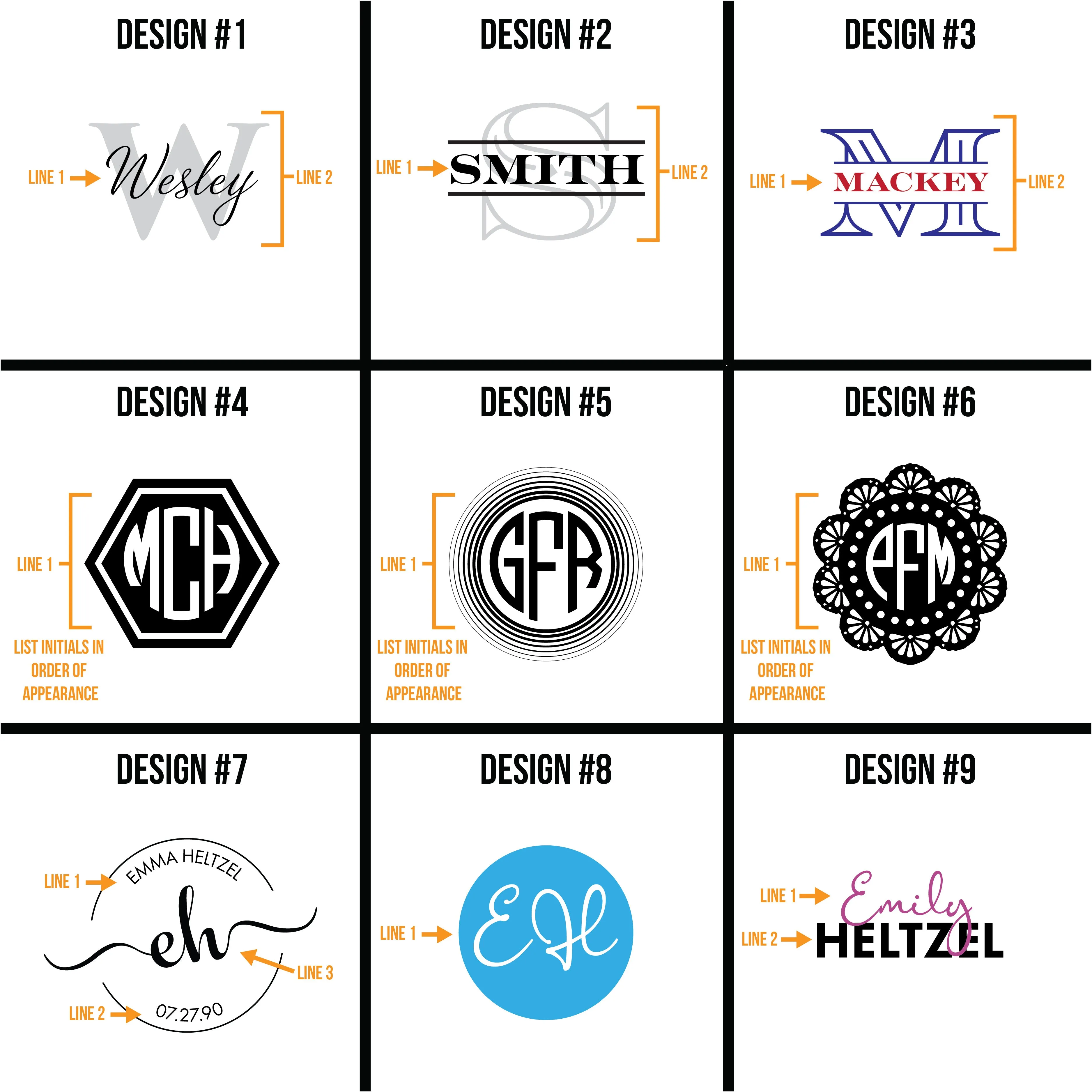 Monogram Circle Design, The Beer Wedge