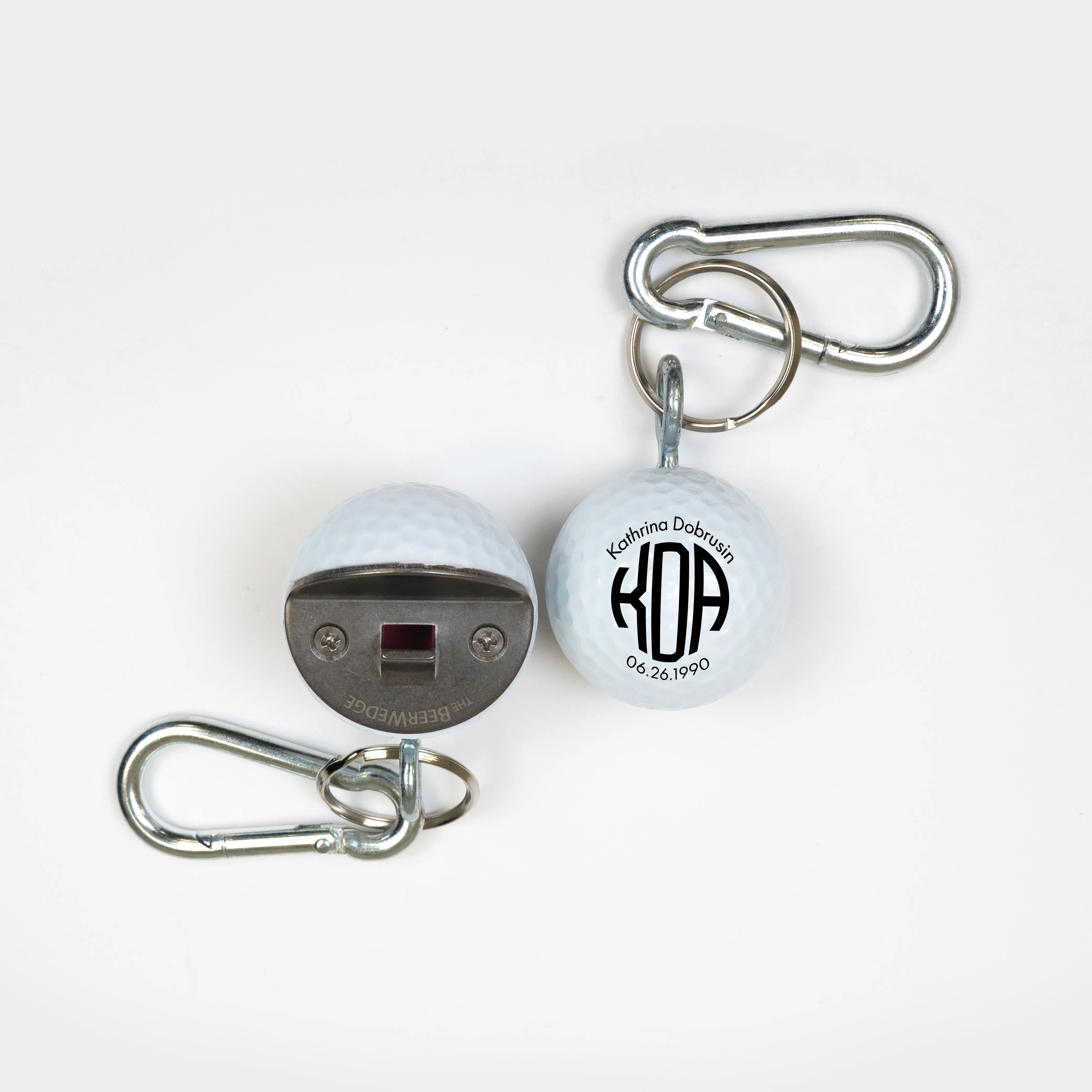 Monogram Outline Circle Design, The Beer Wedge