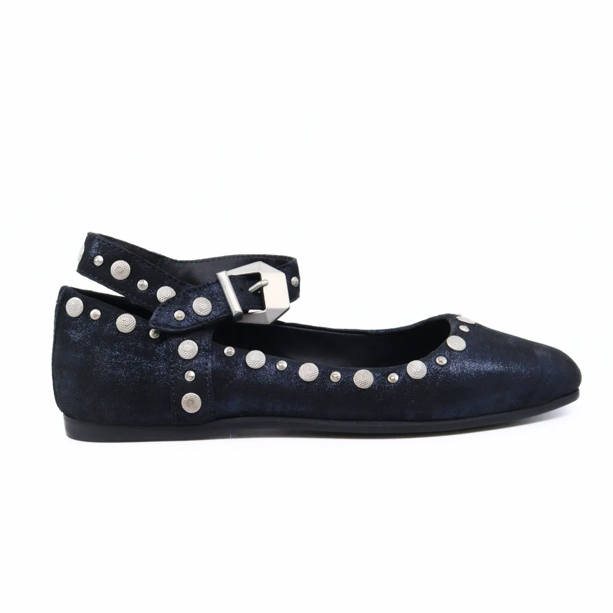 Mystic Mary Jane Navy Metallic