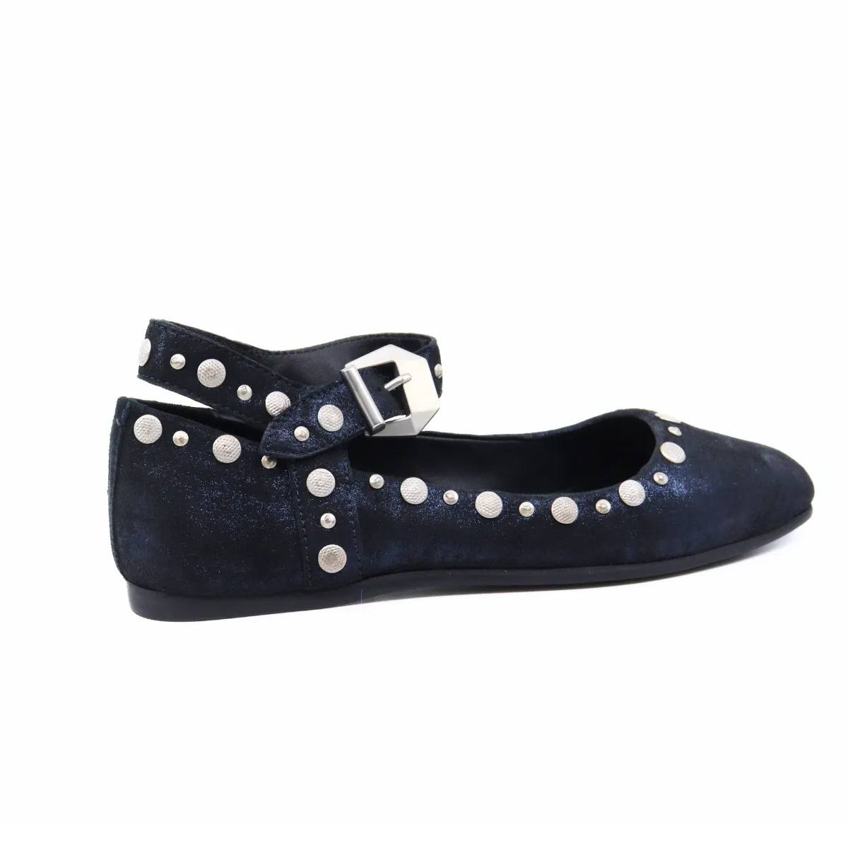 Mystic Mary Jane Navy Metallic
