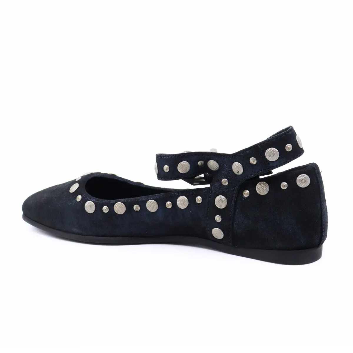 Mystic Mary Jane Navy Metallic