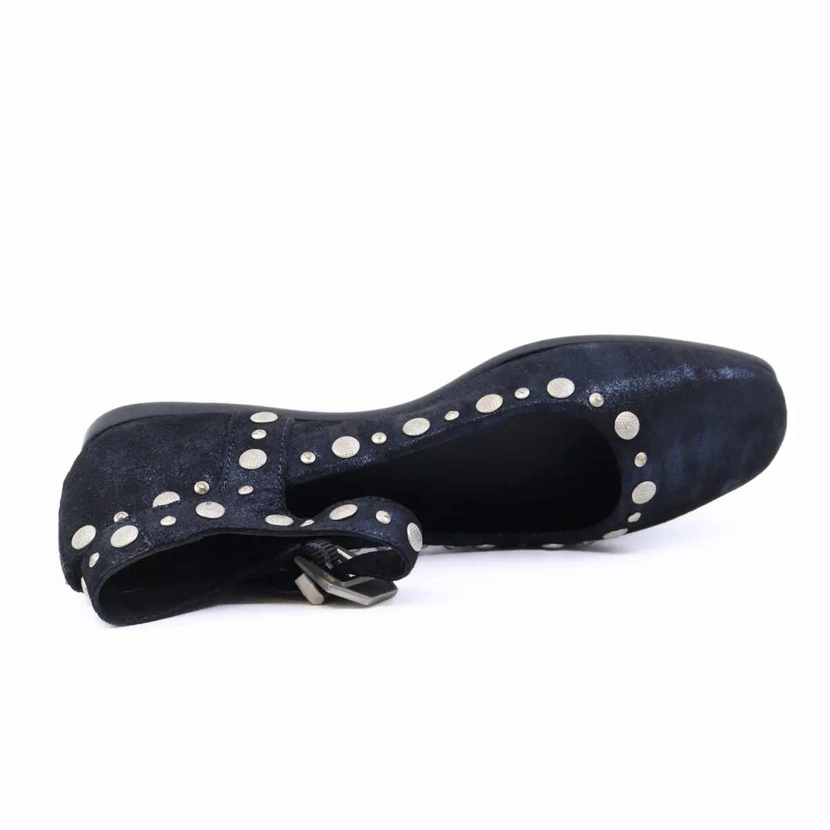 Mystic Mary Jane Navy Metallic