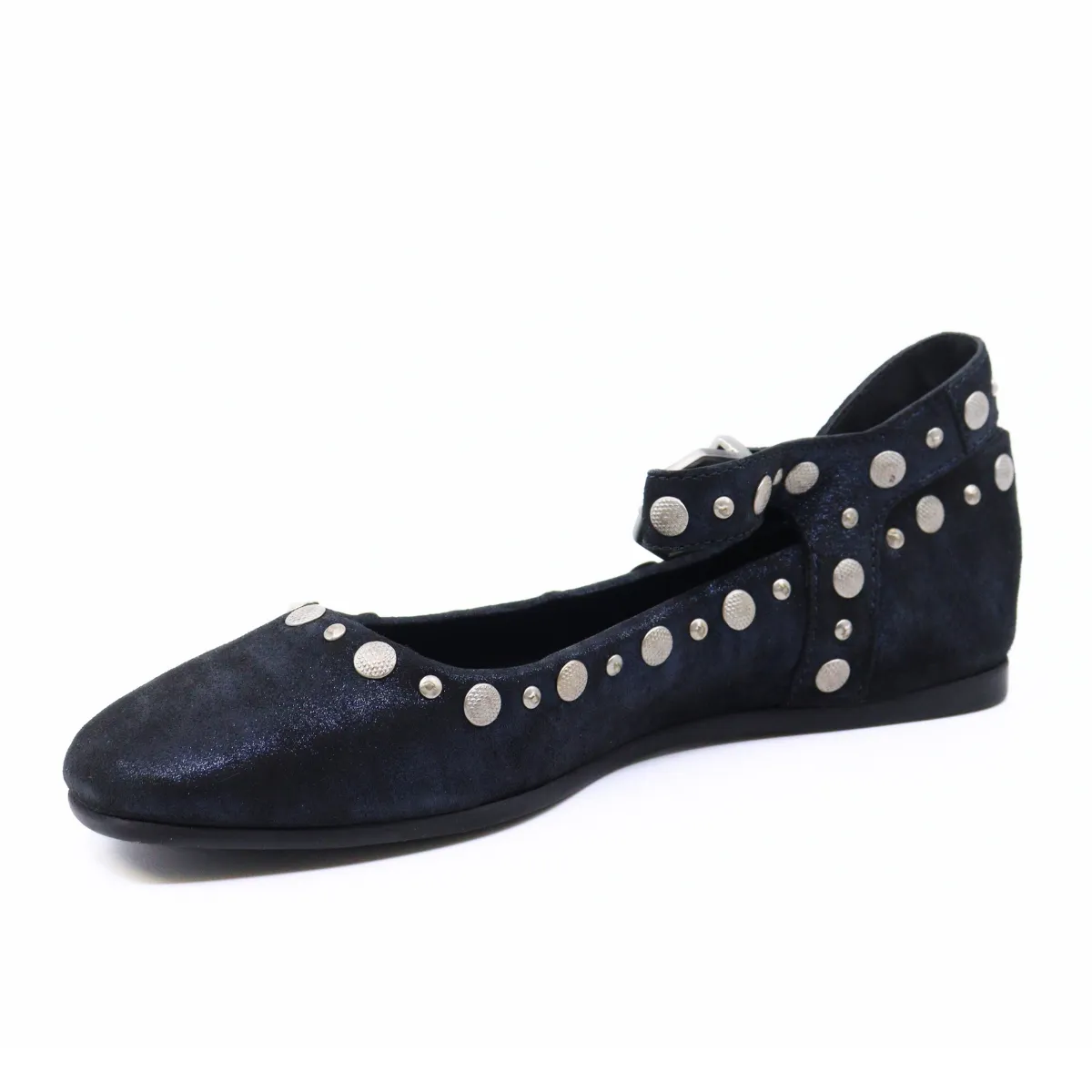 Mystic Mary Jane Navy Metallic