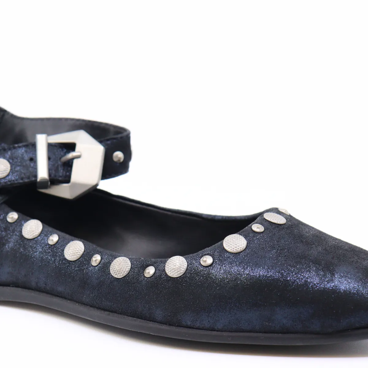 Mystic Mary Jane Navy Metallic