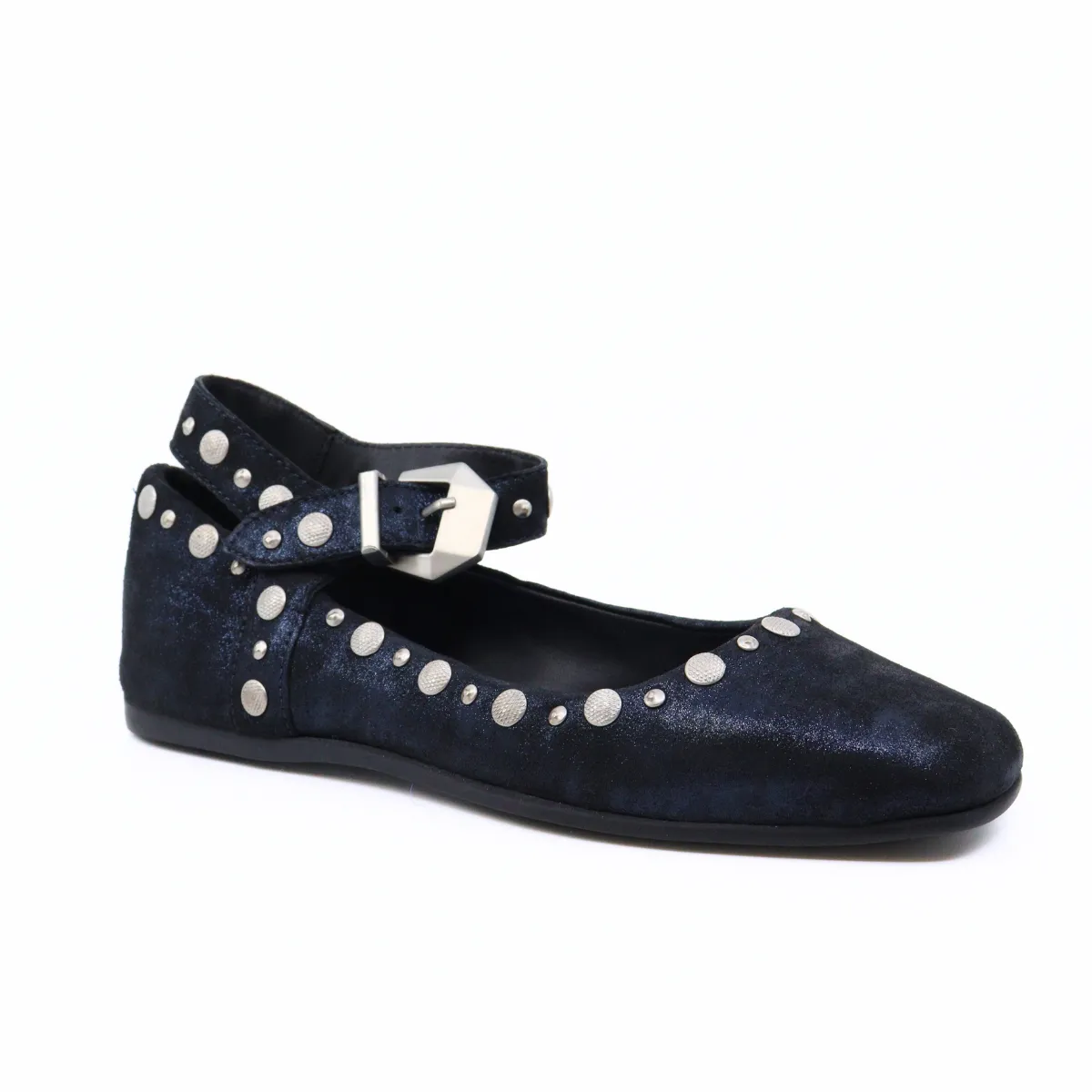 Mystic Mary Jane Navy Metallic
