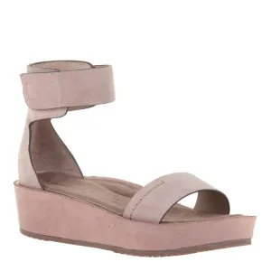 NAKED FEET - RENZI in PECAN Wedge Sandals