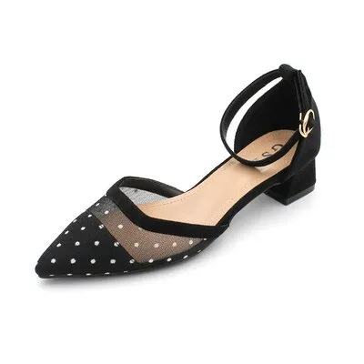 new mesh breathable women's shoes wild fairy wind net red with thick single shoes