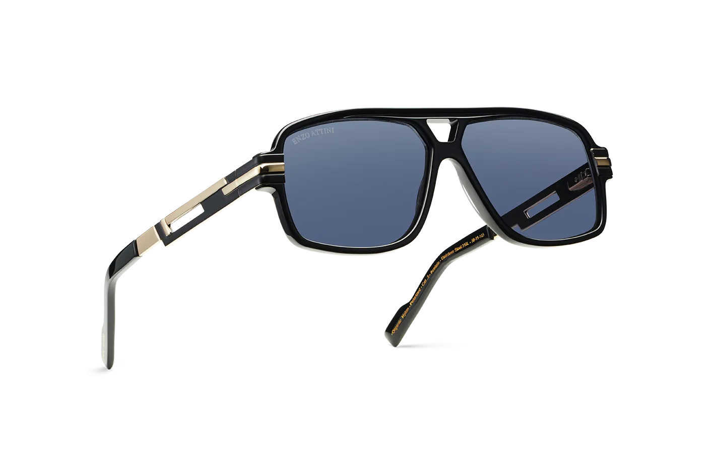 NEW Piazza del Plebiscito / Black & Gold Color   Dark Black Lens.