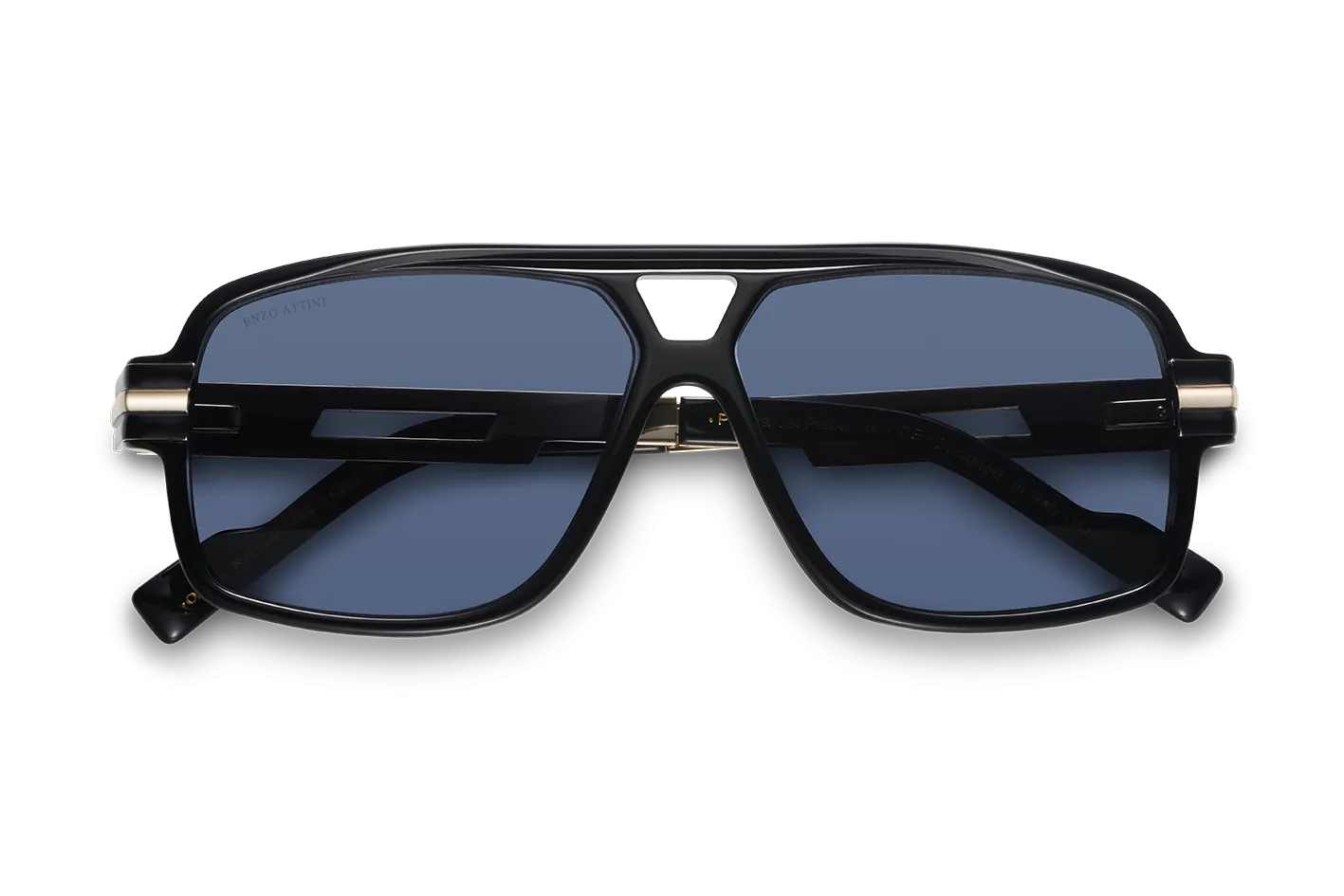 NEW Piazza del Plebiscito / Black & Gold Color   Dark Black Lens