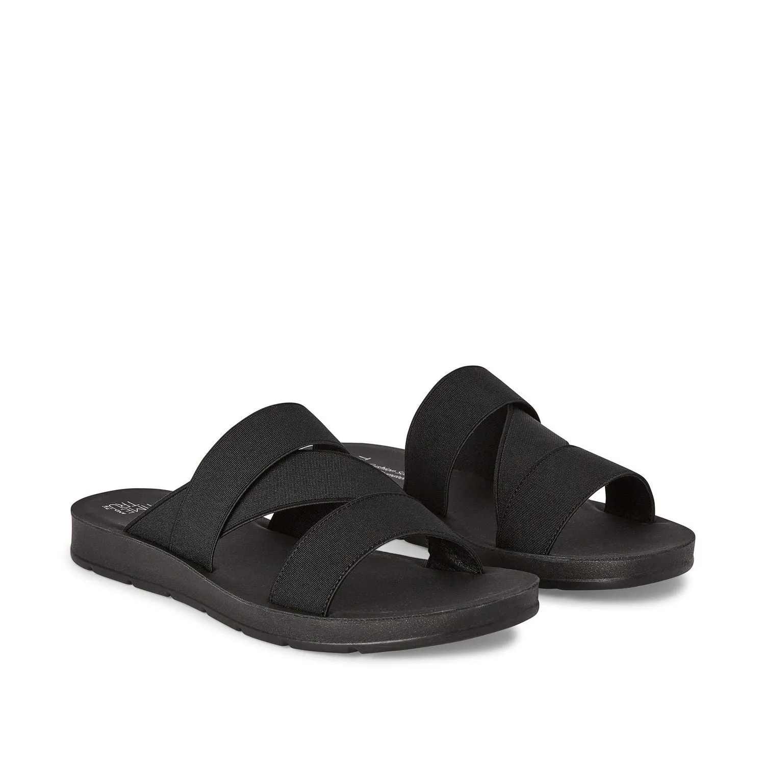 New Time and Tru Women's Joka Sandals, BLACK, Sz 6