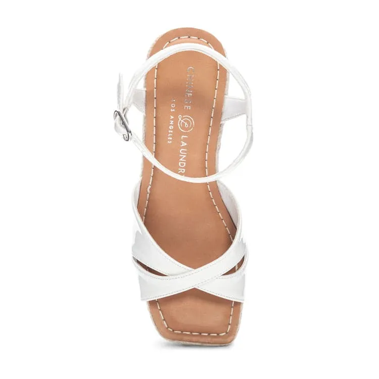 Niamh Wedge-Patent White