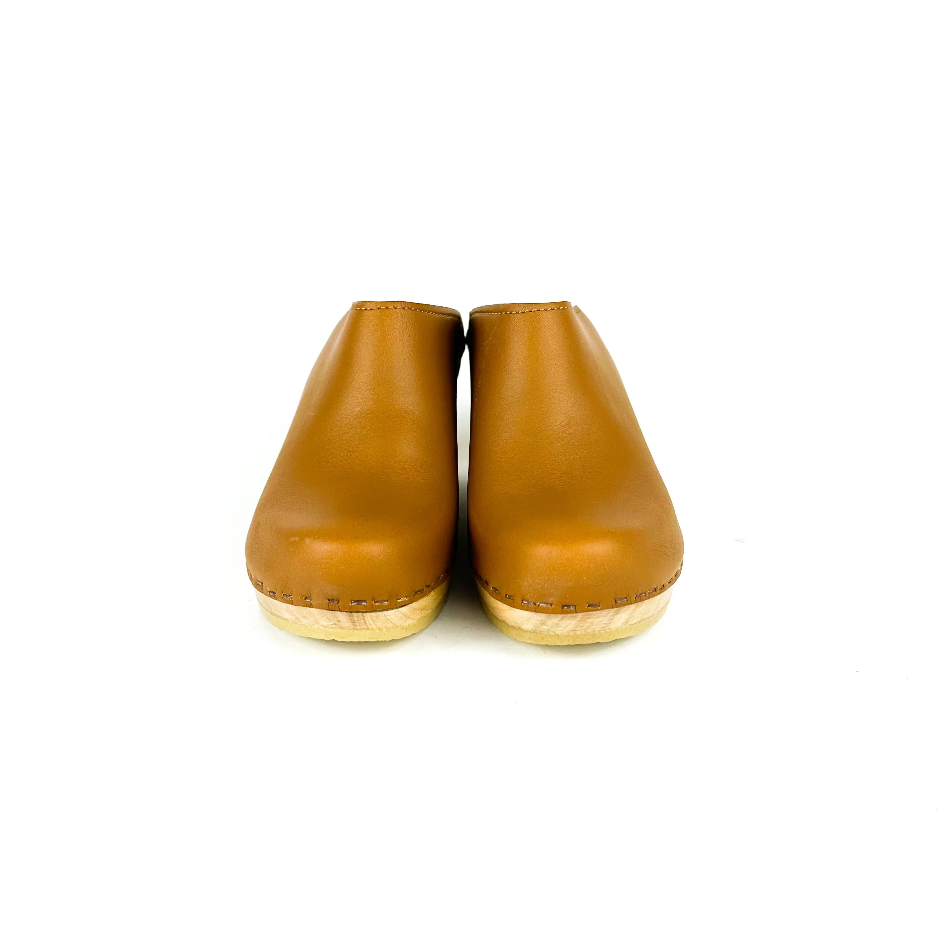 No. 6 - New School Clog on Wedge (Palomino)