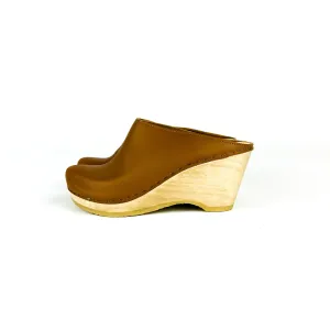 No. 6 - New School Clog on Wedge (Palomino)