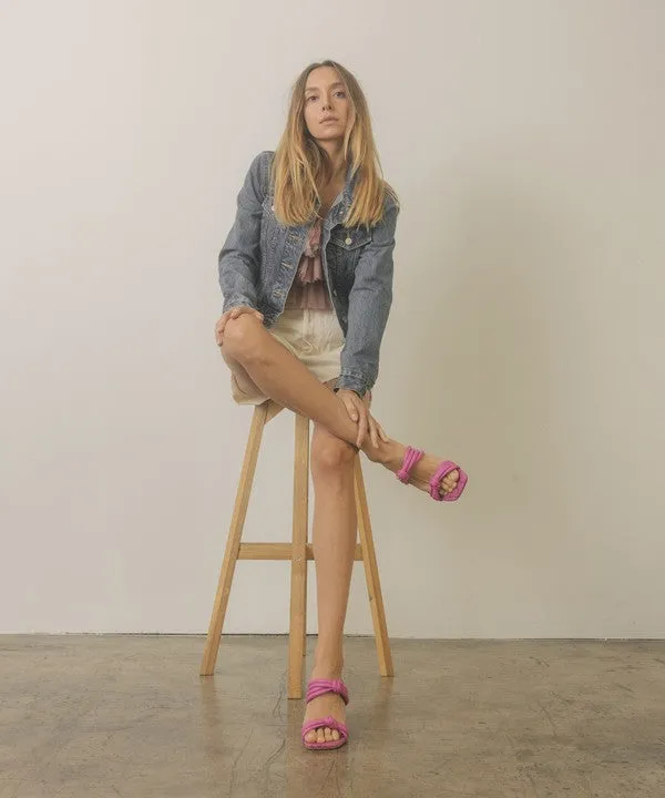 Oasis Society Raquel Strappy Knot Heel