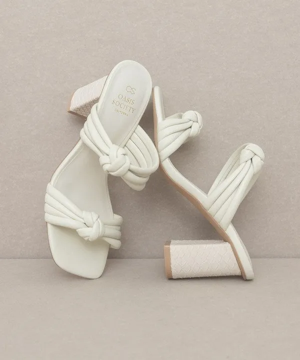 Oasis Society Raquel Strappy Knot Heel