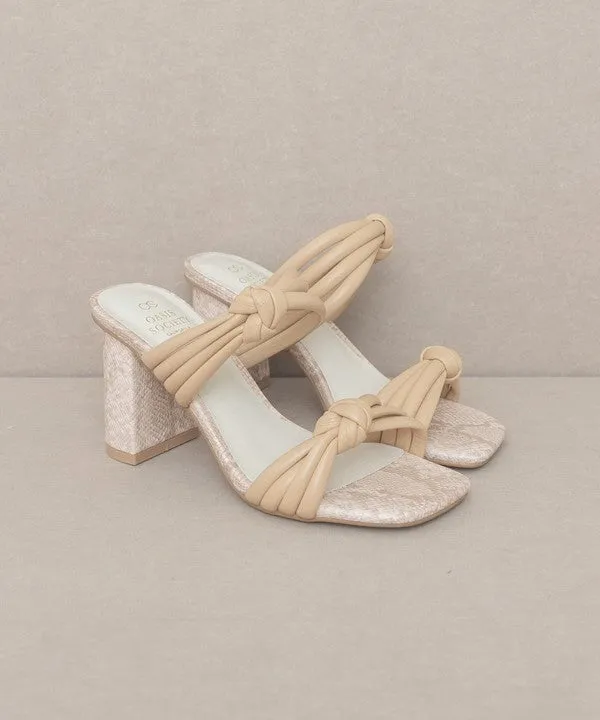Oasis Society Raquel Strappy Knot Heel