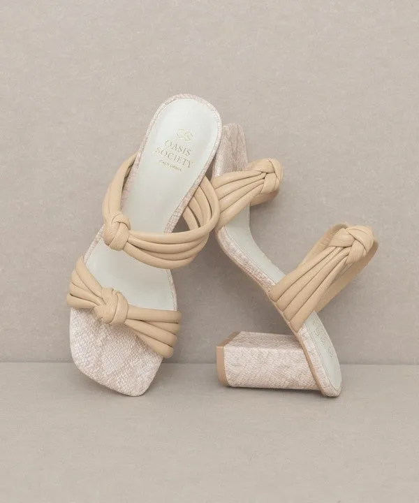 Oasis Society Raquel Strappy Knot Heel